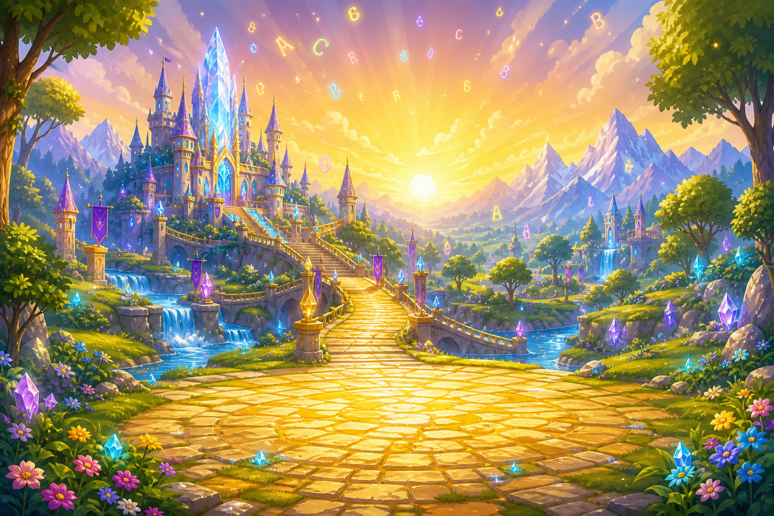 Lecturnia restaurada al amanecer